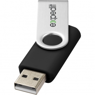Logotrade dāvanas foto: Pagrieziet pamata 16 GB USB zibatmiņas disku