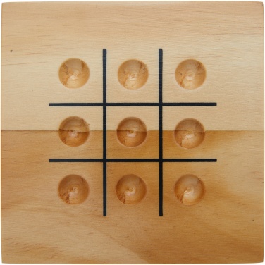 Logotrade korporatīvās dāvanas foto: Strobus koka tic-tac-toe spēle
