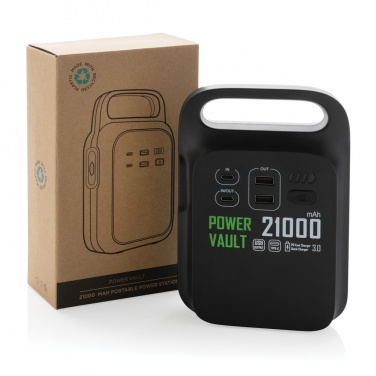 Logotrade dāvanas foto: Power Vault RCS rplastic 21000 mAh pārnēsājama spēkstacija