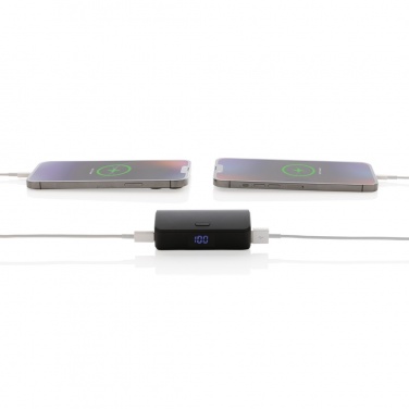 Logotrade Ideja dāvanas foto: FlashCharge RCS rplastic 5000 mah ātrās uzlādes jaudas banka