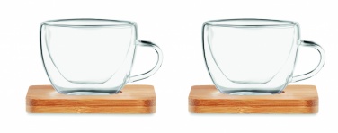 Logotrade ziemassvētku dāvanas foto: 2 dubultsienu espresso komplekts