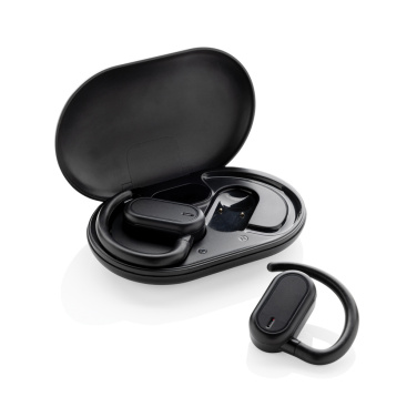 Logotrade dāvanas foto: Fitsound RCS otrreizēji pārstrādātas plastmasas atvērtas auss TWS austiņas