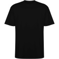 Bull liela izmēra unisex t-krekls ar īsām piedurknēm, Vienkrāsains melns