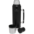 Stanley Classic 1000 ml pudele, Matēti melna