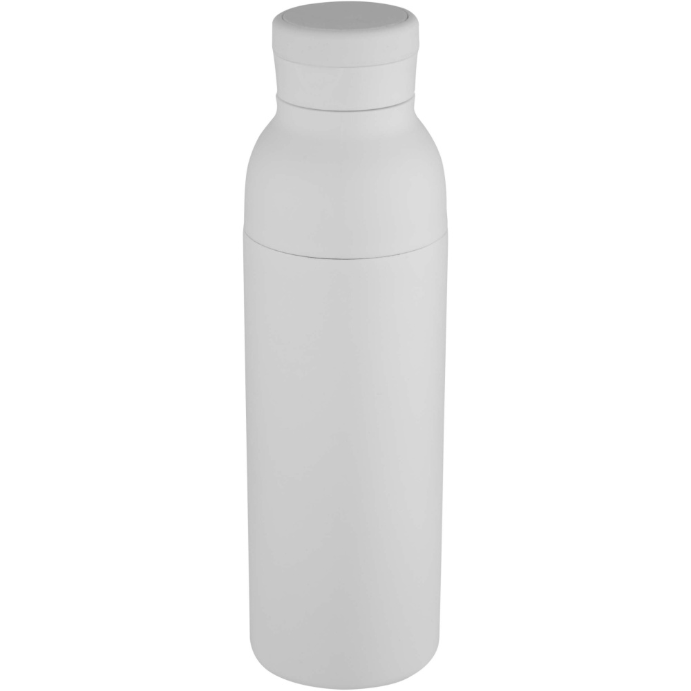 Logotrade ziemassvētku dāvanas foto: Illuminate 650 ml RCS pārstrādāta nerūsējošā tērauda dubultsienu izolēta ūdens pudele