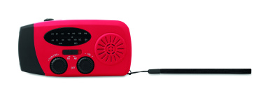 Logotrade korporatīvās dāvanas foto: Pārnēsājams radio SOS ar LED lukturīti