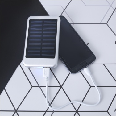 Лого трейд бизнес-подарки фото: Повербанк Bask Solar 4000 мА/ч