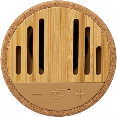Логотрейд pекламные продукты картинка: Bluetooth®-колонка Cerris из пробкового дуба мощностью 5 Вт