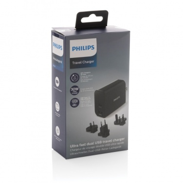 Лого трейд pекламные продукты фото: Сверхбыстрое дорожное зарядное устройство Philips PD