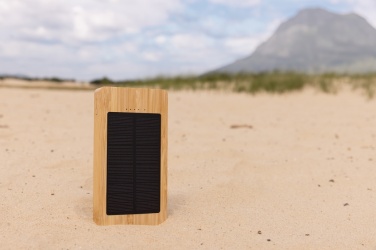 Логотрейд pекламные продукты картинка: Sunwick 10.000 мАч Bamboo солнечный внешний аккумулятор