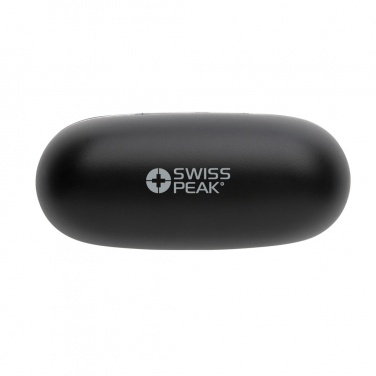 Логотрейд pекламные продукты картинка: Наушники-вкладыши Swiss Peak TWS 2.0 из переработанного пластика RCS