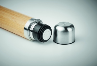 Лого трейд бизнес-подарки фото: Термос из бамбука 400ml CHAN BAMBOO
