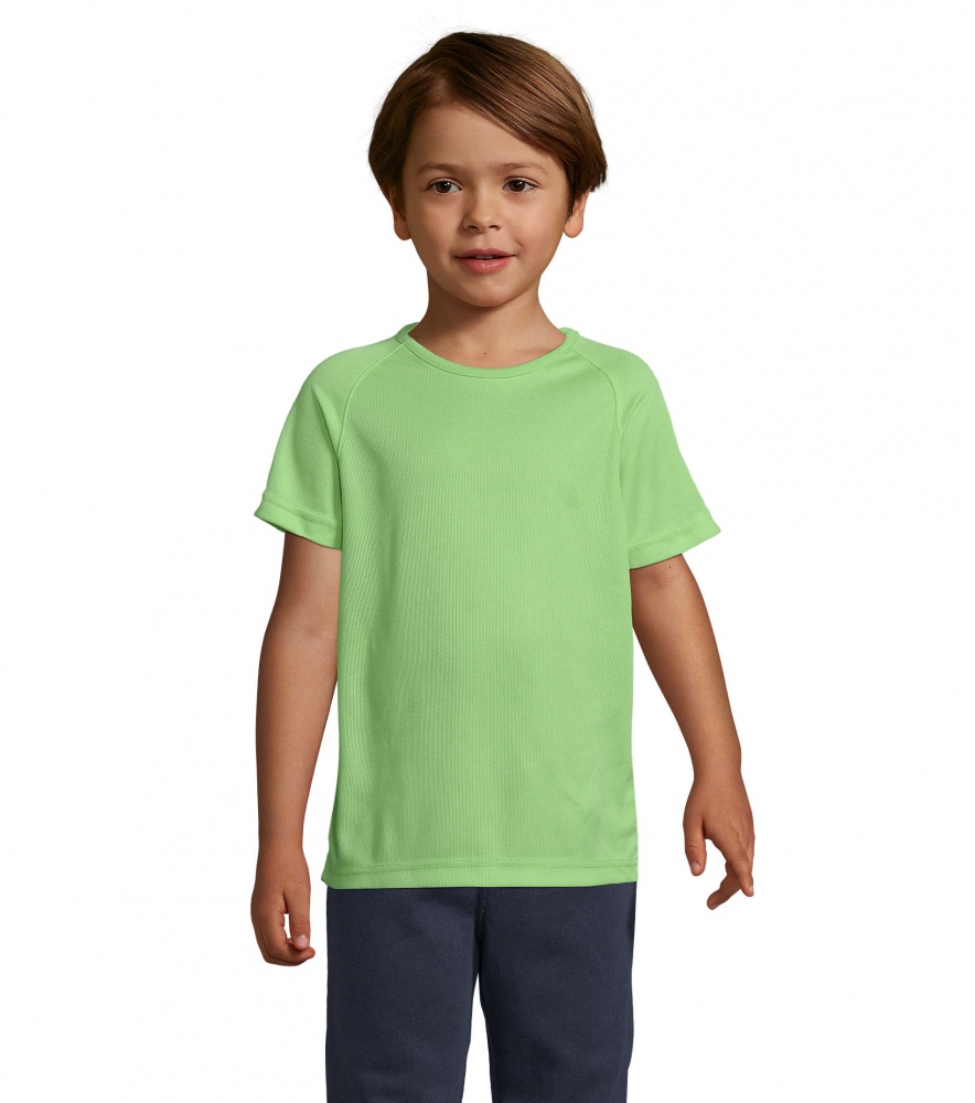 Лого трейд бизнес-подарки фото: SPORTY KIDS T-SHIRT 140g
