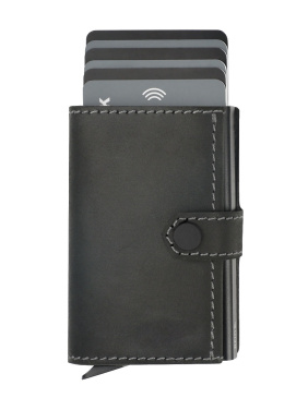 Логотрейд бизнес-подарки картинка: Бумажник с радиометкой - Hunter Leather 2109284
