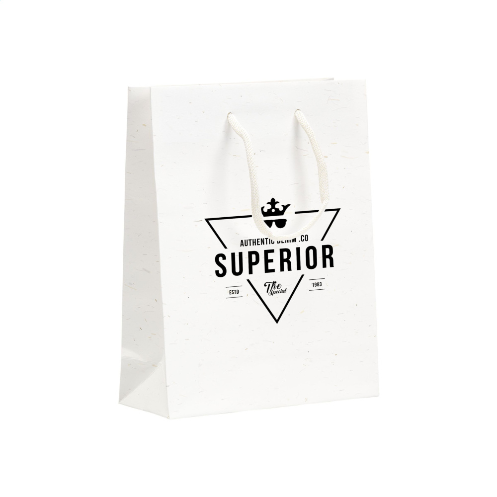 Логотрейд pекламные cувениры картинка: Сумка Leaf It Bag из переработанных соломенных волокон (180 г/м²) S
