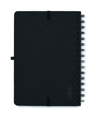 Лого трейд pекламные cувениры фото: A5 notebook with phone holder