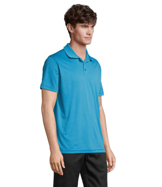 Логотрейд pекламные cувениры картинка: PITCHER UNISEX POLO