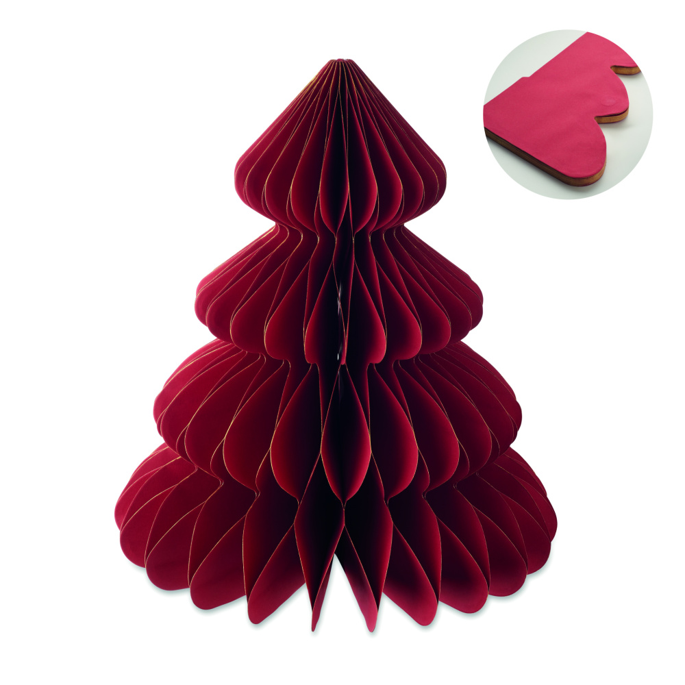 Лого трейд pекламные cувениры фото: Paper Xmas tree decoration