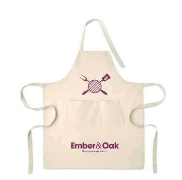Логотрейд pекламные подарки картинка: Organic cotton apron 240 gr/m²