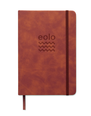 Лого трейд pекламные cувениры фото: A5 smokey PU notebook