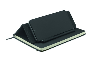 Логотрейд pекламные cувениры картинка: A5 notebook with phone holder