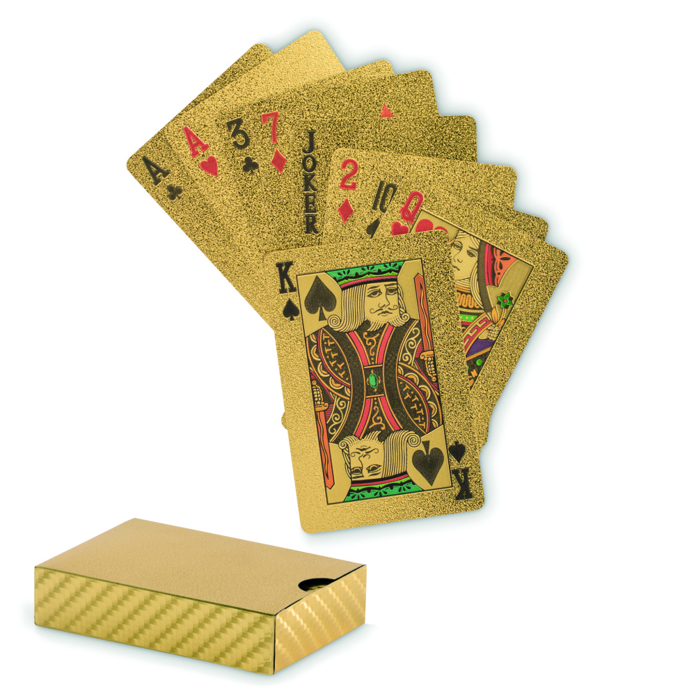 Лого трейд pекламные подарки фото: Waterproof playing cards