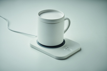 Логотрейд pекламные подарки картинка: Wireless charger mug warmer set