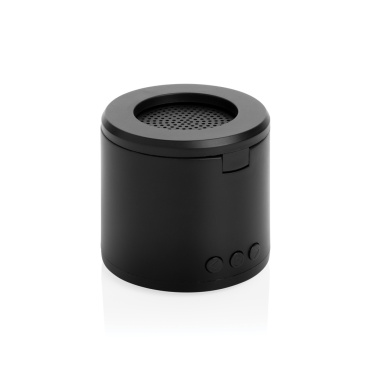 Логотрейд pекламные cувениры картинка: Динамик Magpulse RCS из переработанного пластика мощностью 3 Вт с магнитным держателем