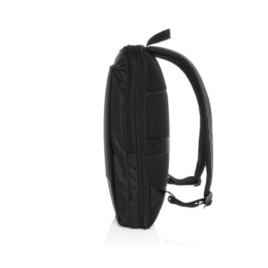 Логотрейд pекламные cувениры картинка: Тонкий рюкзак Flexpack Aware™ RPET для ноутбука 15,6 дюйма с возможностью расширения