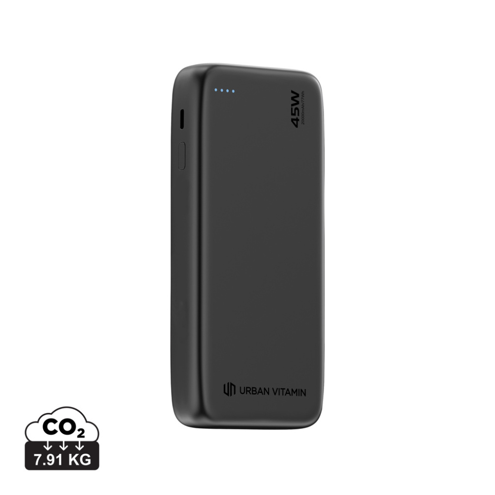 Логотрейд бизнес-подарки картинка: Urban Vitamin San Mateo 45 Вт, 20 000 мАч Powerbank