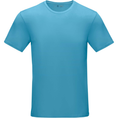 Лого трейд бизнес-подарки фото: Azurite short sleeve men’s organic t-shirt