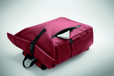 Лого трейд pекламные подарки фото: Rolltop laptop rucksack 600D