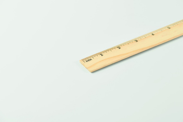 Логотрейд pекламные cувениры картинка: Wooden ruler 20cm