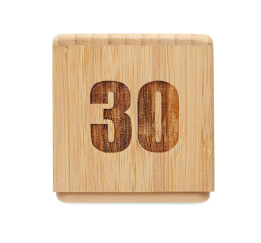 Лого трейд pекламные продукты фото: Bamboo twist snooze timer