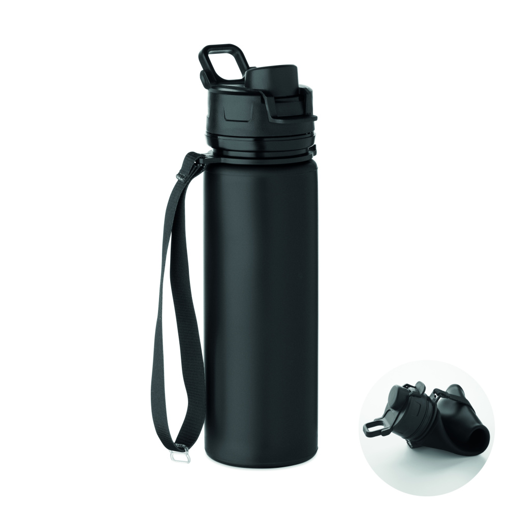 Логотрейд pекламные подарки картинка: Foldable silicone sports bottle