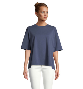 Логотрейд pекламные cувениры картинка: BOXY WOMEN T-SHIRT OVERSIZE