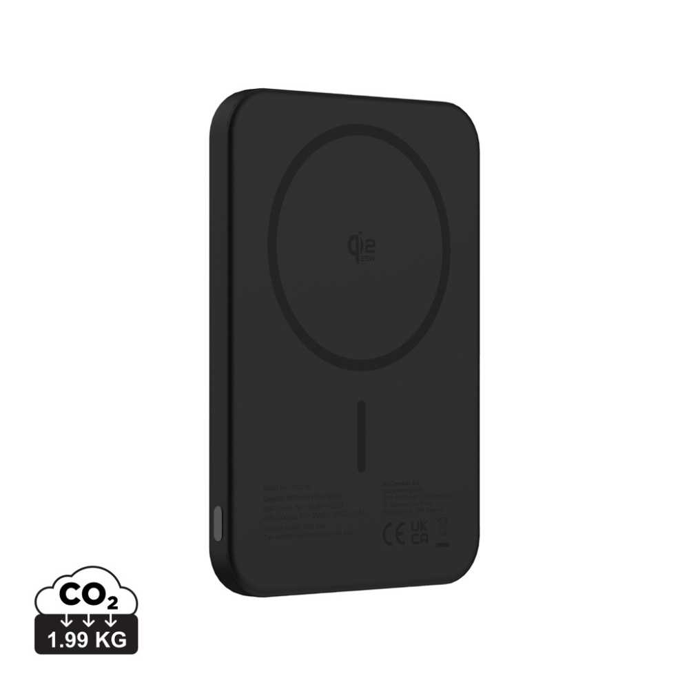 Логотрейд pекламные продукты картинка: Urban Vitamin Pomona 5000mAh Qi2.2 25W магнитный повербанк
