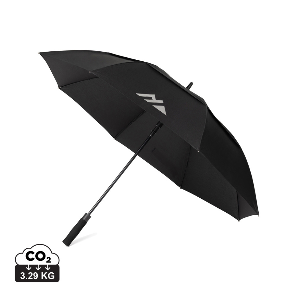 Логотрейд pекламные подарки картинка: Nordic Drift Trail 27" AWARE™ RPET storm UPF 50+ proof Umbre