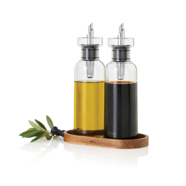 Лого трейд бизнес-подарки фото: Набор дозаторов для масла и уксуса AdHoc Menage AromaPour, 300 мл