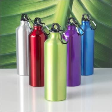 Logotrade profilprodukter bild: Oregon-vattenflaska i aluminium med karbinhake, 770 ml