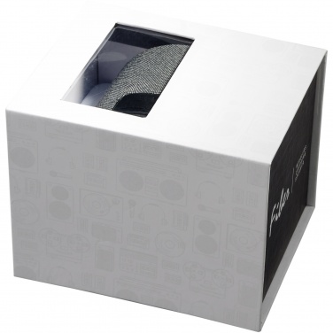 Logotrade reklamprodukter bild: Fiber 3 W Bluetooth® -högtalare med trådlös laddning