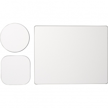 Logotrade profilprodukter bild: Brite-Mat® Set 1 med musmatta och underlägg