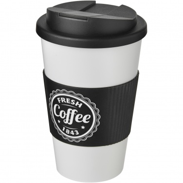 Logotrade kampanjprodukter bild: Americano® 350 ml mugg med grepp och spillsäkert lock