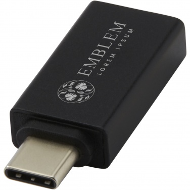 Logotrade reklamprodukter bild: ADAPT USB-C till USB-A 3.0-adapter av aluminium