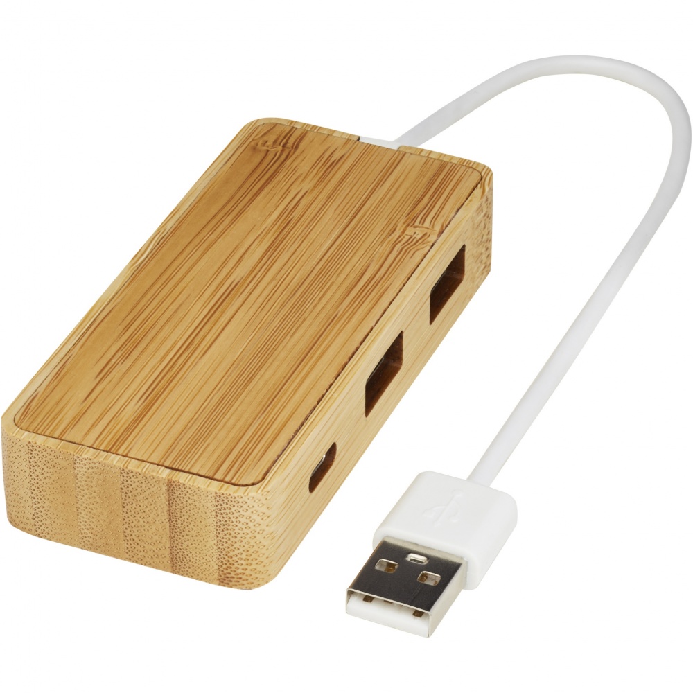 Logotrade profilprodukter bild: Tapas USB-hubb av bambu