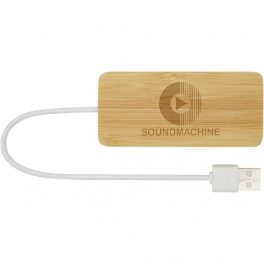 Logotrade profilreklam bild: Tapas USB-hubb av bambu