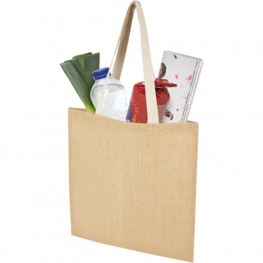 Logotrade profilreklam bild: Juta tygväska av 300 g/m² jute, 7 l