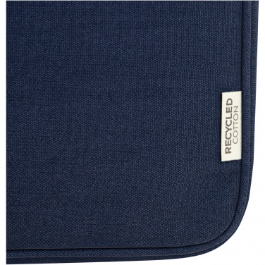 Logotrade presentreklam bild: Joey 14 tums laptopfodral av GRS-återvunnen canvas, 2 l