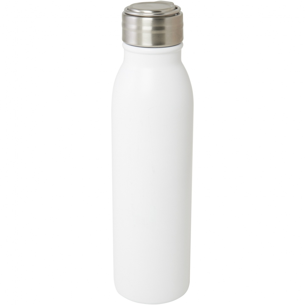 Logotrade presentreklam bild: Harper 700 ml vattenflaska av RCS-certifierat rostfritt stål med metalloop