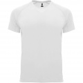 Bahrain kortärmad funktions T-shirt för herr, Vit